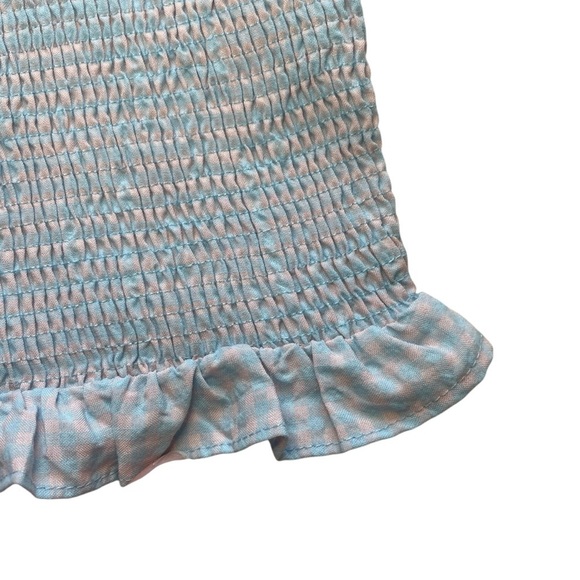 NEW Blank NYC Sweet Escape Smocked Crop Top - Picture 7 of 9